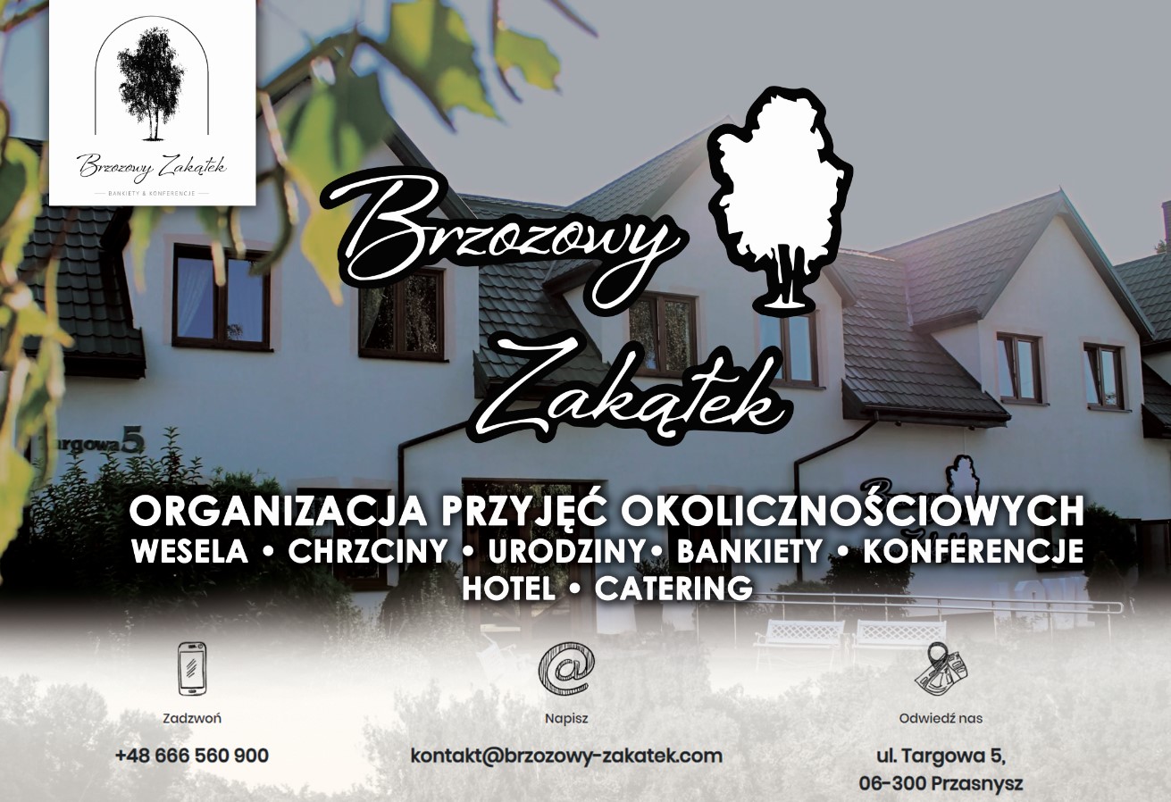 Brzozowy Zakątek - restauracja PRZASNYSZ restauracja PRZASNYSZ